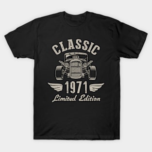 51 Year Old Gift Classic 1971 Limited Edition 51st Birthday T-Shirt